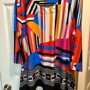 Colorful Geometric Women's Top